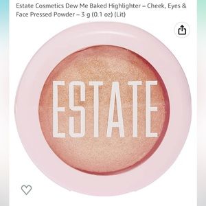 DEW ME baked highlight powder Lit BNIB